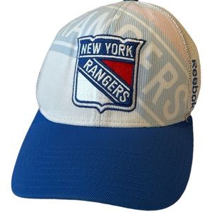 New York Rangers Blue/White Hat from the 201718 NHL Season